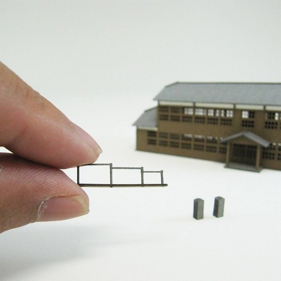 さんけい みにちゅあーと・プチ S=1/220 小学校 (MP01-78)