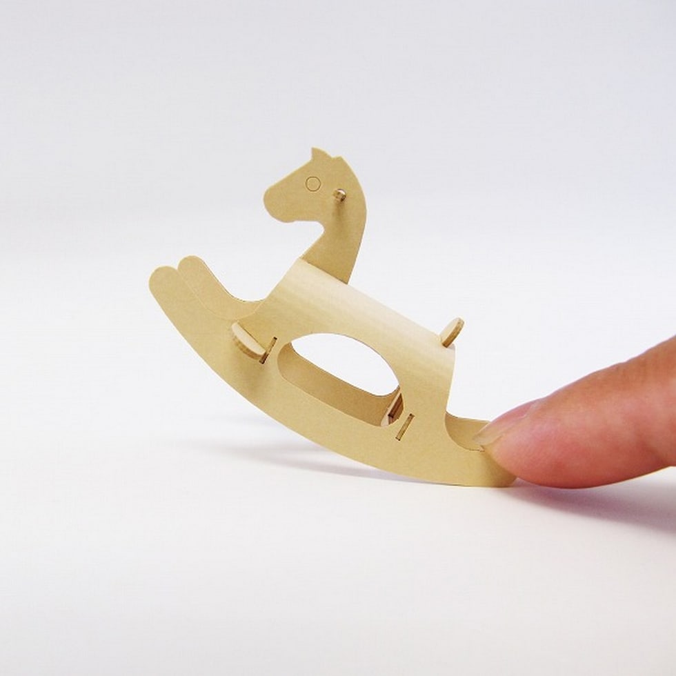 さんけい みにちゅあーと・プチ 木馬 (MP01-87)