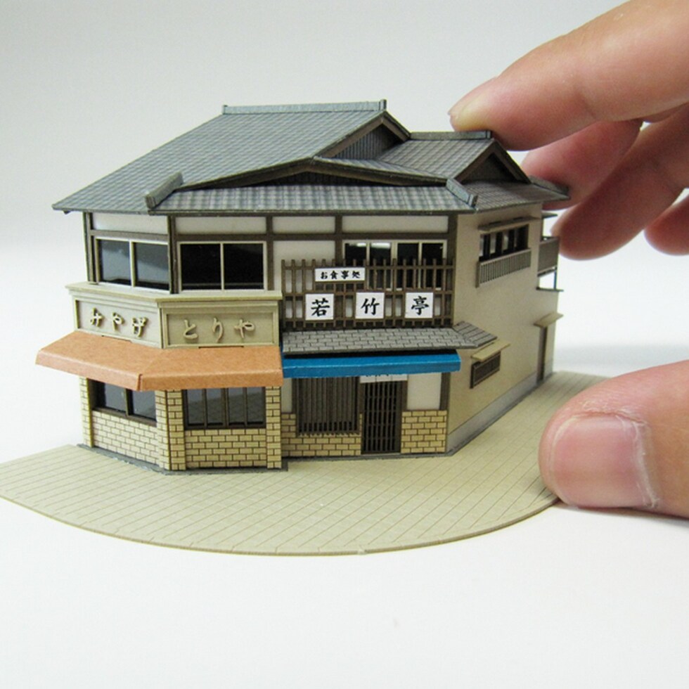 さんけい なつかしのジオラマ S=1/150 食堂A (MP03-61)