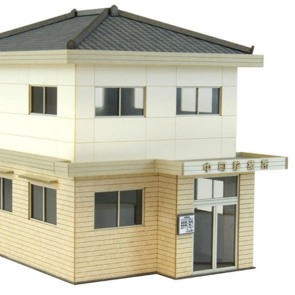 さんけい 情景 S=1/87・80 診療所 (MK05-36)