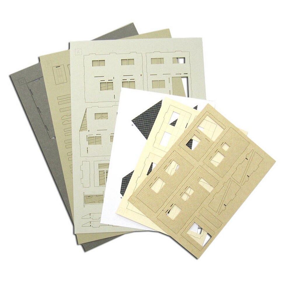 さんけい 情景 S=1/87・80 診療所 (MK05-36)