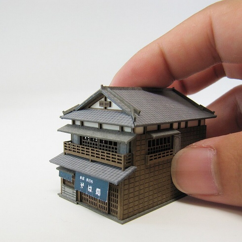 さんけい みにちゅあーと・プチ S=1/220 そば屋 (MP01-89)