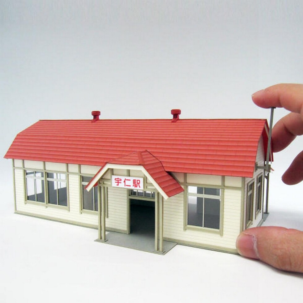 さんけい 情景 S=1/87・80 駅舎-5 (MK05-39)