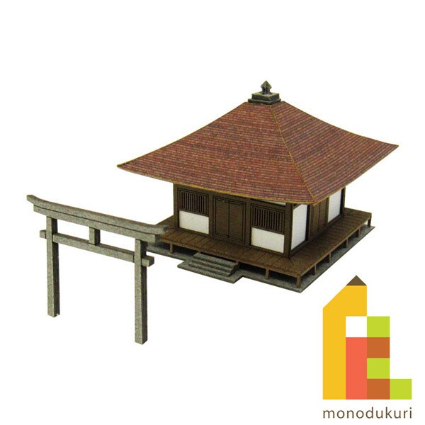 さんけい みにちゅあーと・プチ S=1/220 お堂 (MP01-90)