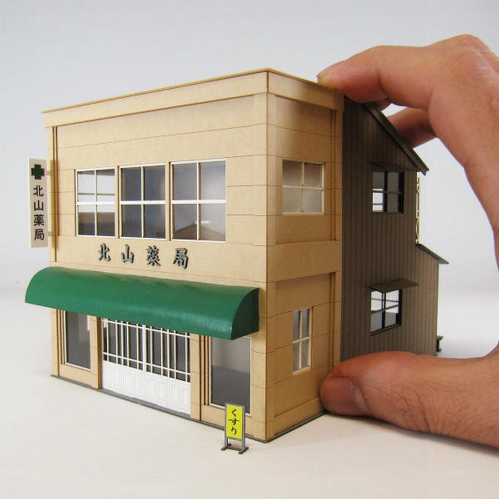 さんけい 情景 S=1/87・80 街角のお店-8 (MK05-40)