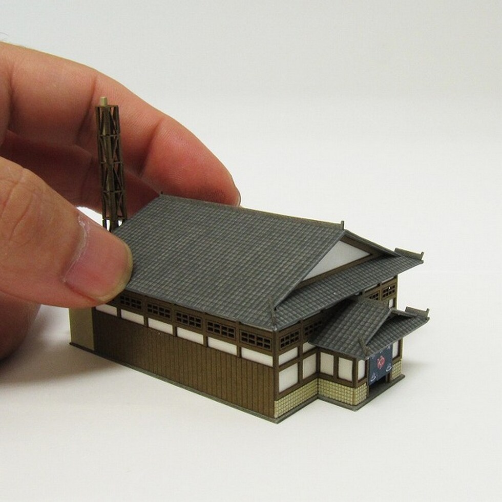 さんけい みにちゅあーと・プチ S=1/220 銭湯 (MP01-92)