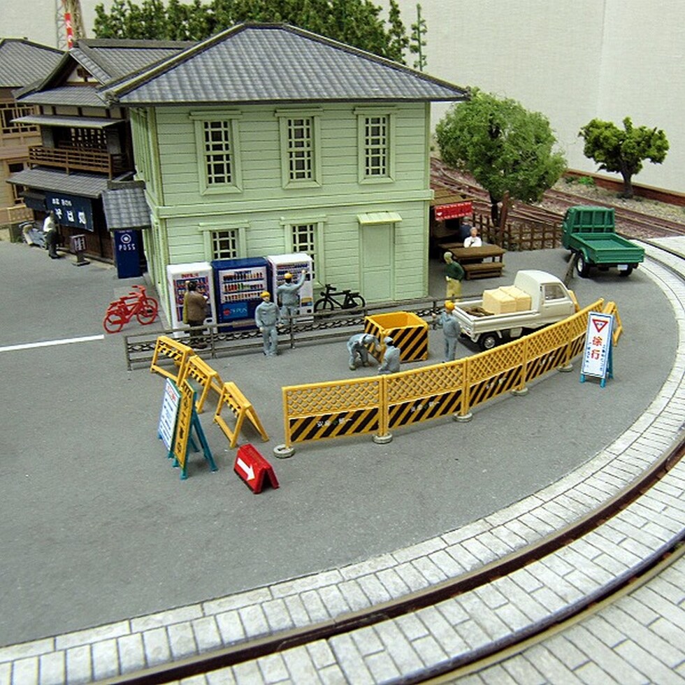 さんけい ジオラマ オプション S=1/150 工事用フェンスA (MP04-66)
