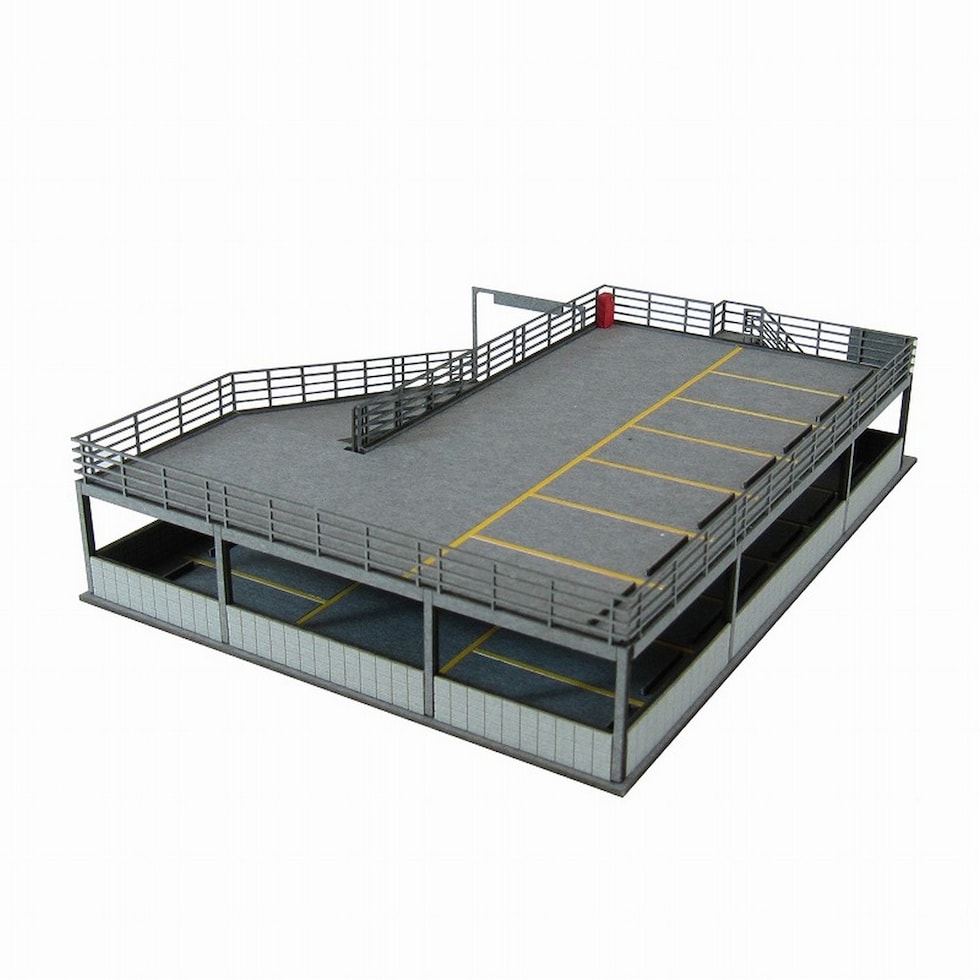 さんけい なつかしのジオラマ S=1/150 駐車場A (MP03-75)