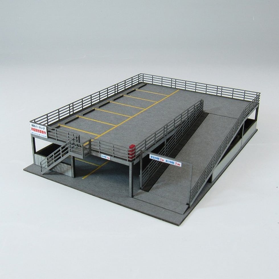 さんけい なつかしのジオラマ S=1/150 駐車場A (MP03-75)