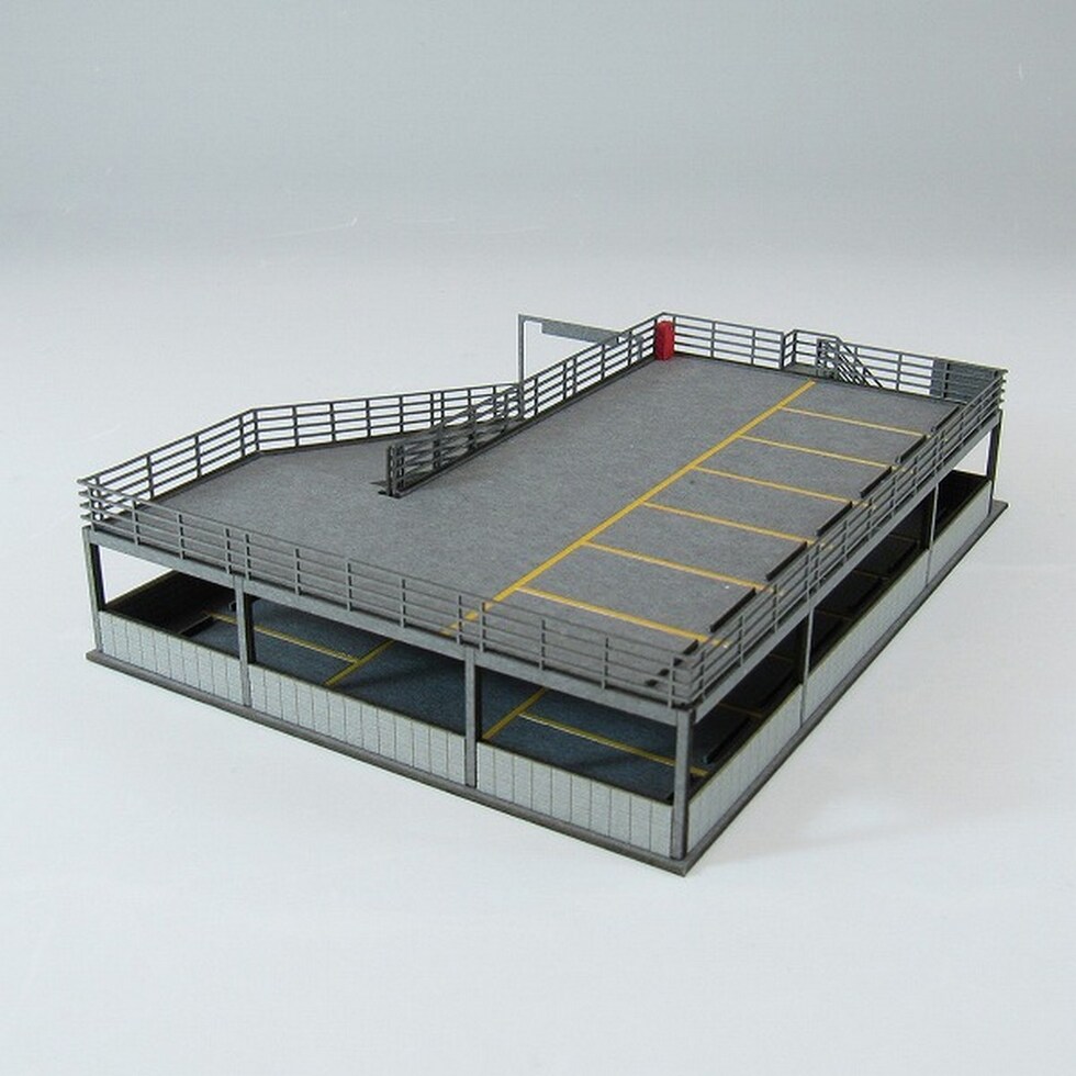 さんけい なつかしのジオラマ S=1/150 駐車場A (MP03-75)