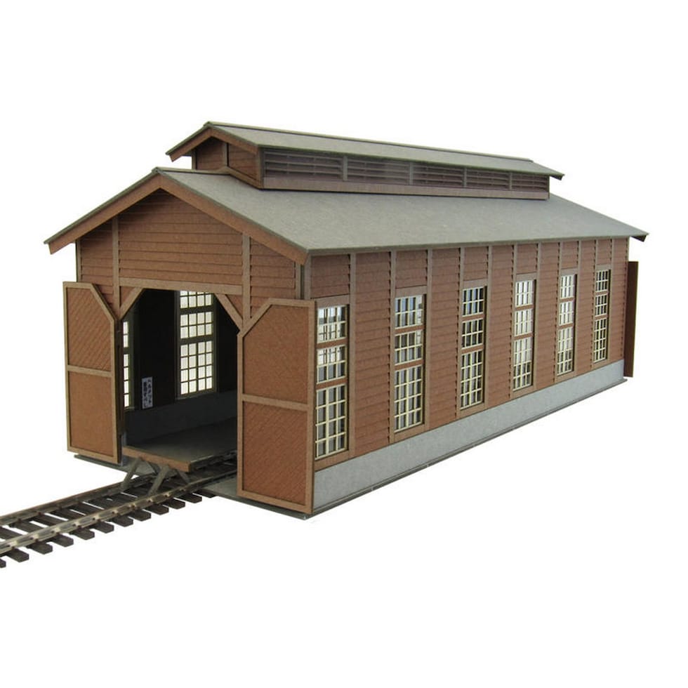 さんけい 情景 S=1/87・80 機関庫 (MK05-44)