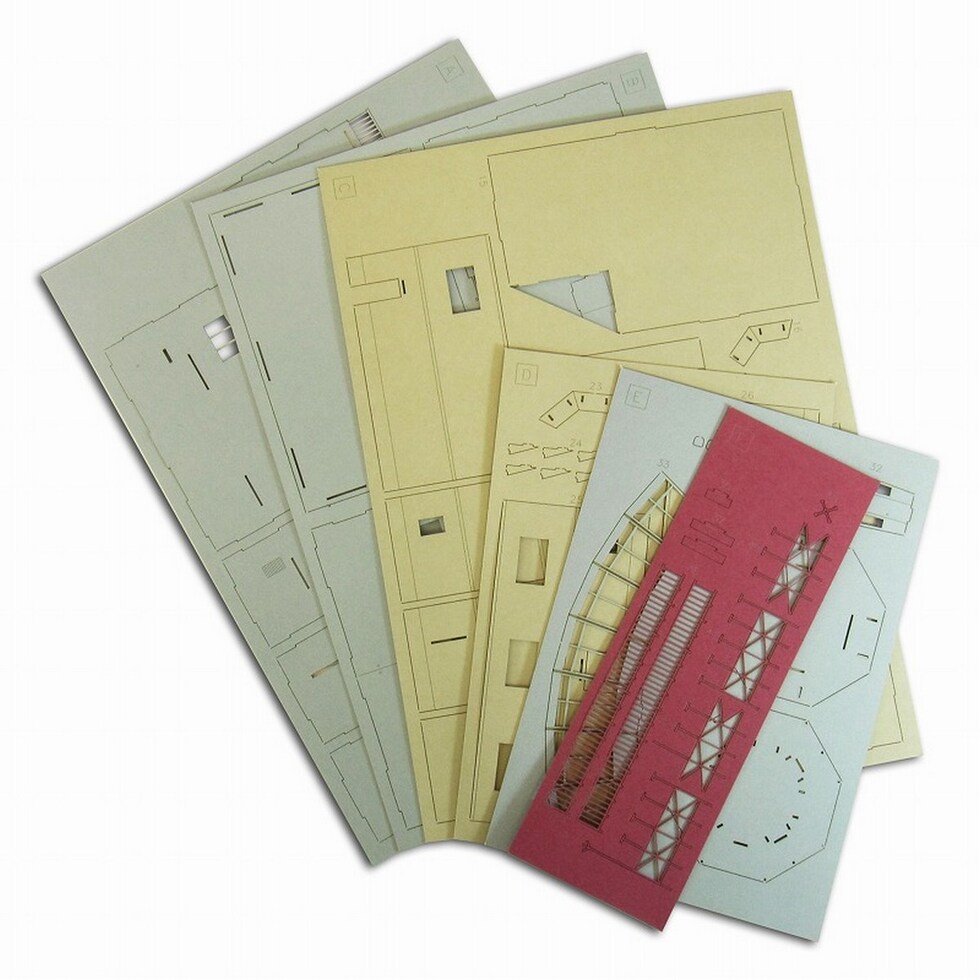 さんけい みにちゅあーとキット 管制塔type-A (MK08-01)