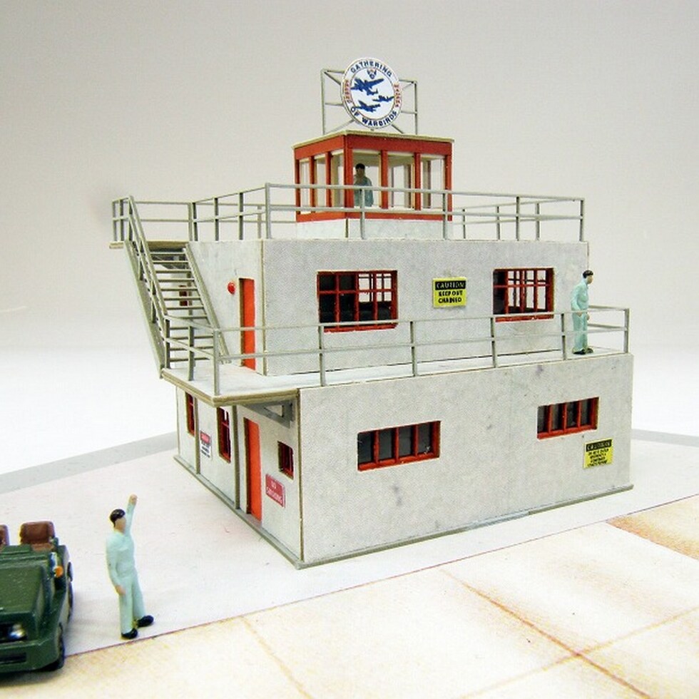 さんけい みにちゅあーとキット 管制塔type-B (MK08-02)