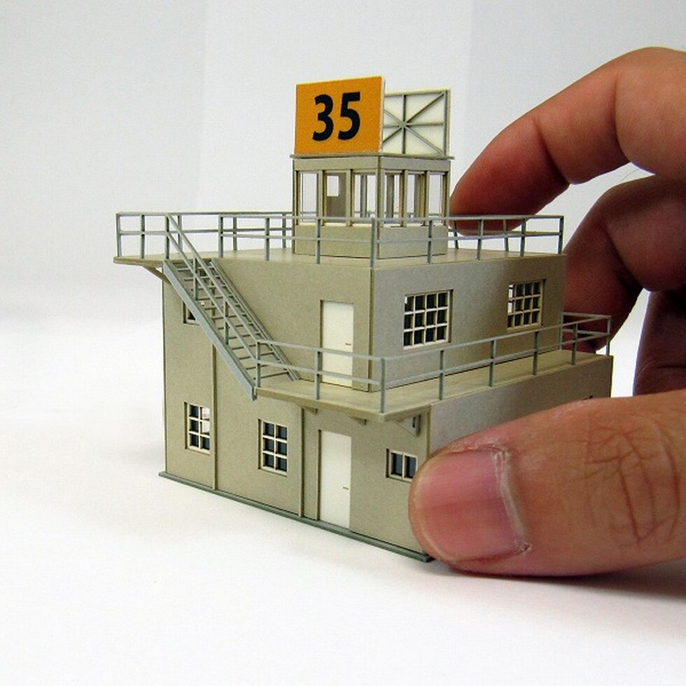 さんけい みにちゅあーとキット 管制塔type-B (MK08-02)