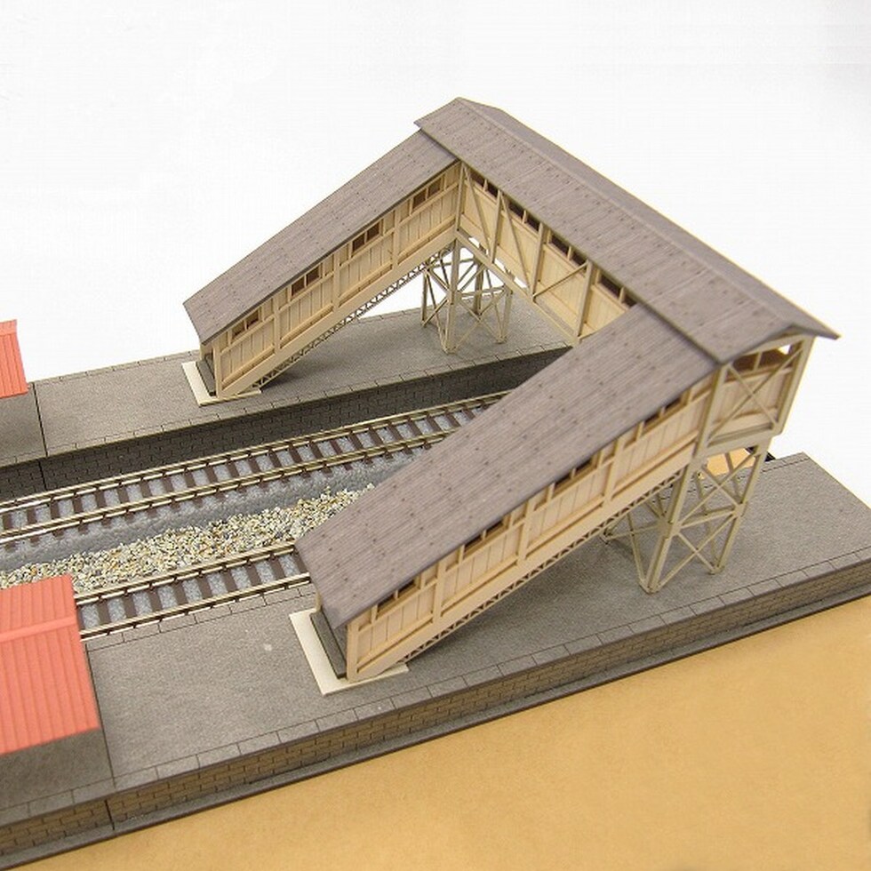 さんけい みにちゅあーと・プチ S=1/220 跨線橋 (MP01-100)
