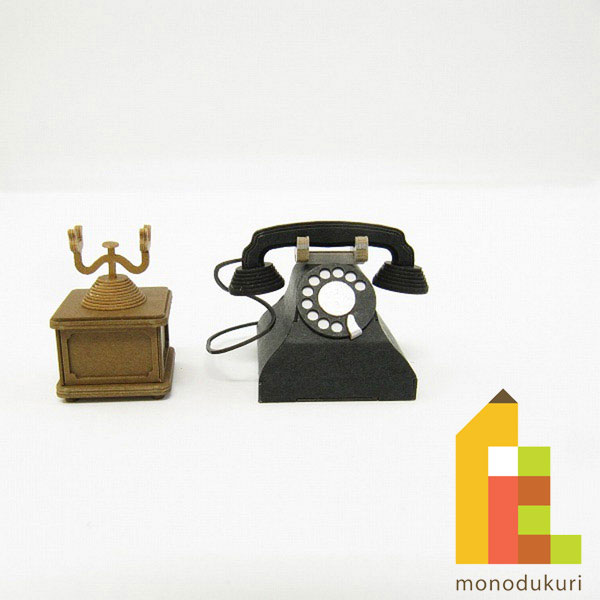 さんけい みにちゅあーと・プチ 黒電話 (MP01-104)