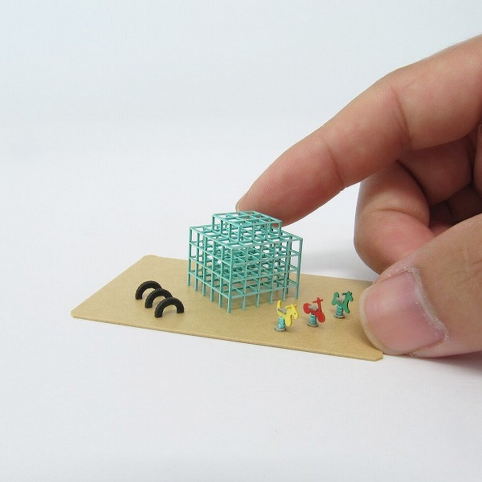 さんけい ジオラマ オプション S=1/150 遊具C (MP04-75)