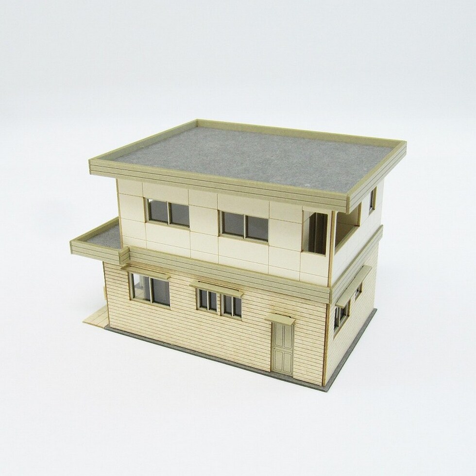 さんけい なつかしのジオラマ S=1/150 診療所 (MP03-79)