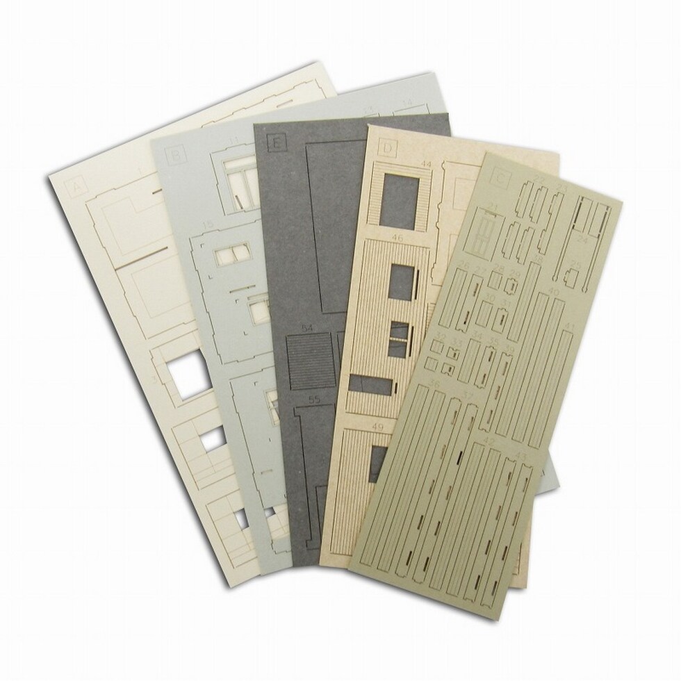 さんけい なつかしのジオラマ S=1/150 診療所 (MP03-79)