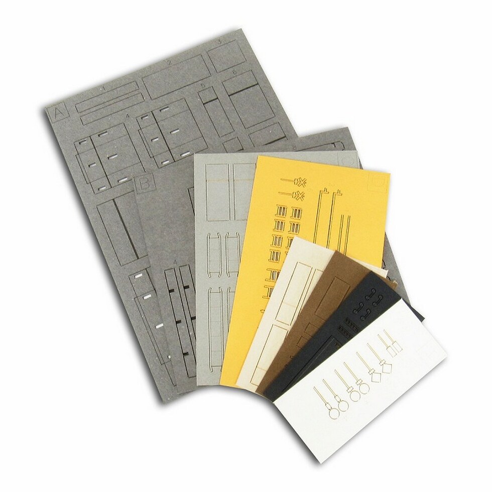 さんけい みにちゅあーと・プチ S=1/220 踏切セット (MP01-108)