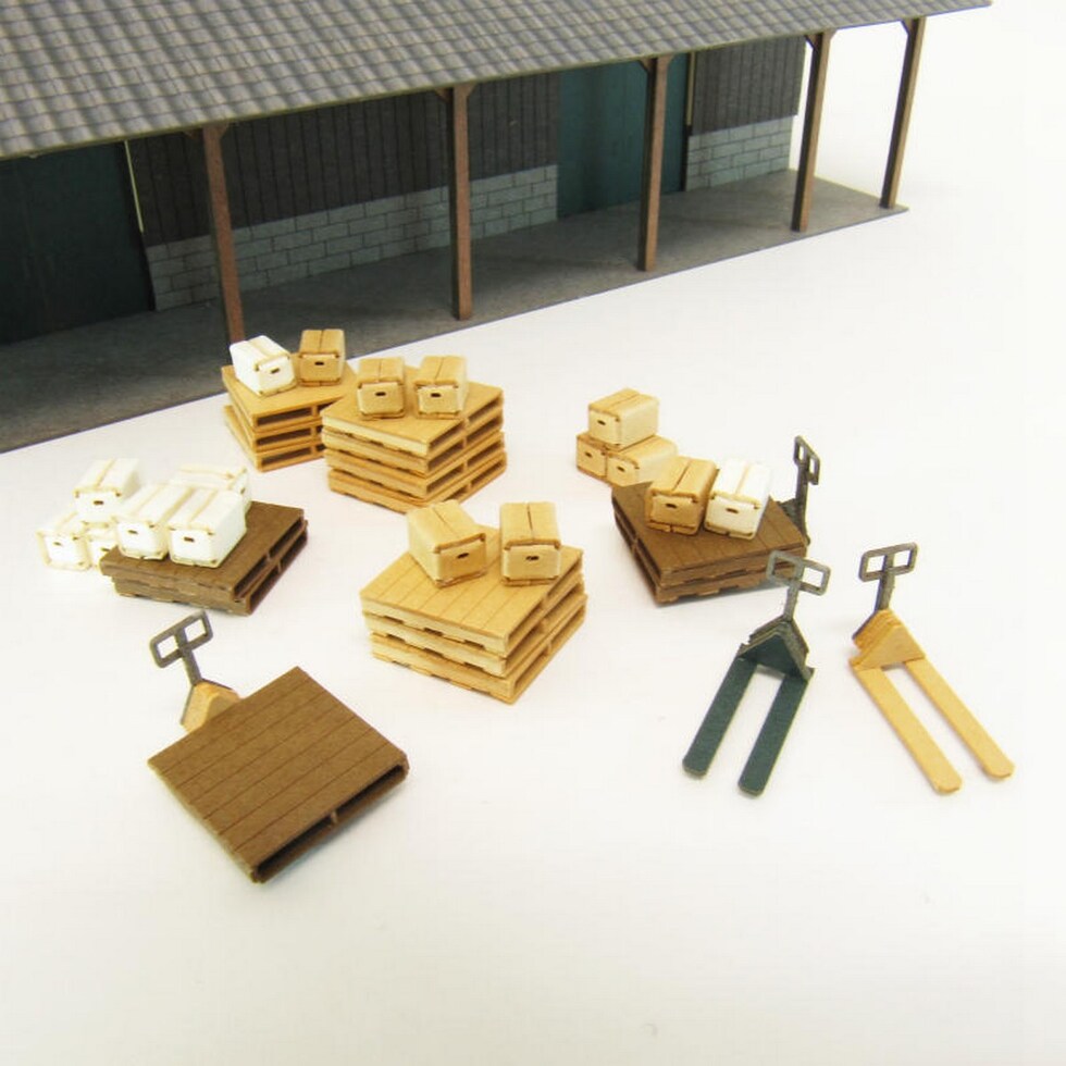 さんけい 情景 S=1/87・80 倉庫-1 (MK05-46)