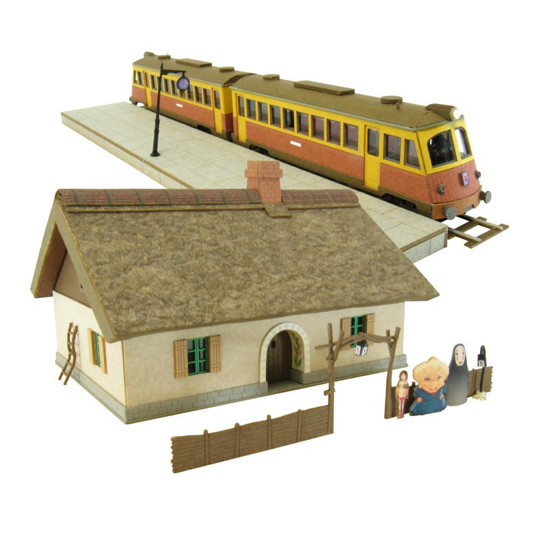 さんけい ジブリ シリーズ S=1/150 銭婆の家と海原電鉄 (MK07-07)
