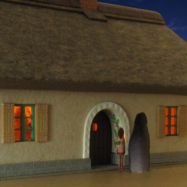 さんけい ジブリ シリーズ S=1/150 銭婆の家と海原電鉄 (MK07-07)