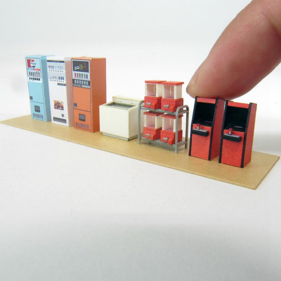 さんけい 情景 S=1/87・80 街角のお店-9 (MK05-47)