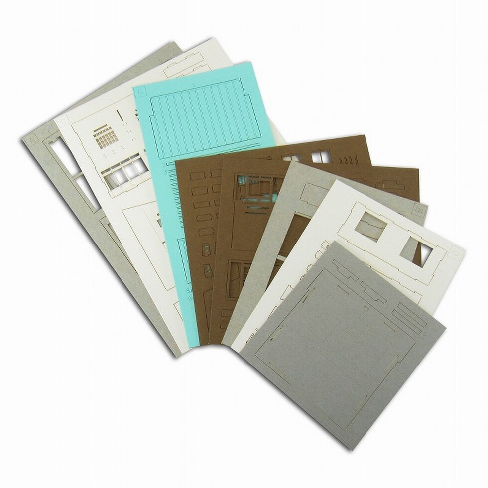 さんけい なつかしのジオラマ S=1/150 商店F (MP03-83)