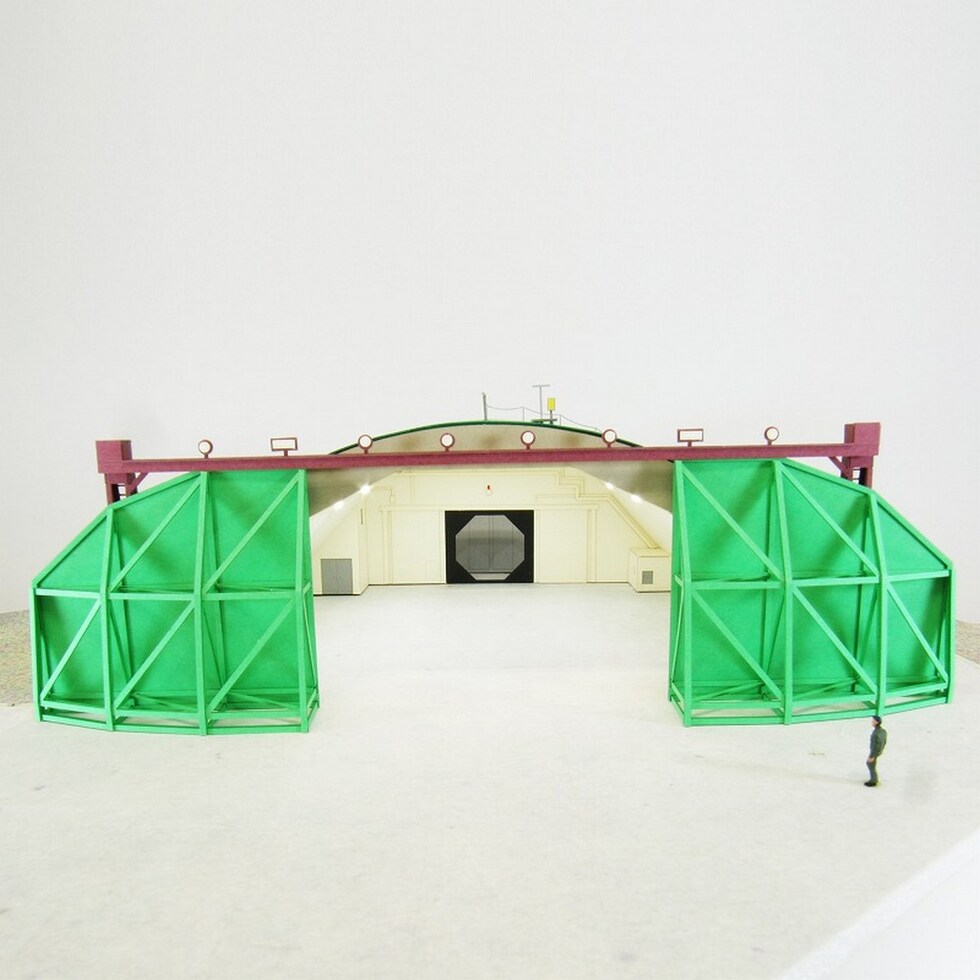 さんけい みにちゅあーとキット アラート格納庫 (MK08-04)