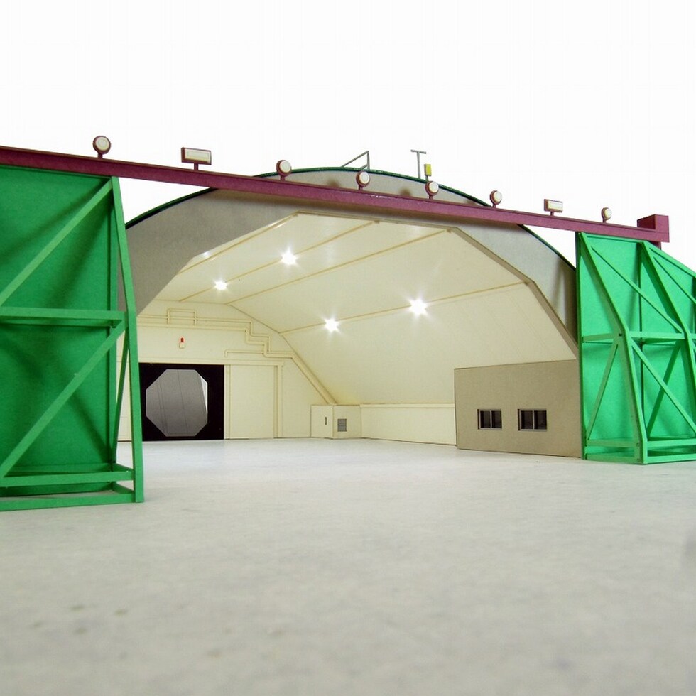 さんけい みにちゅあーとキット アラート格納庫 (MK08-04)