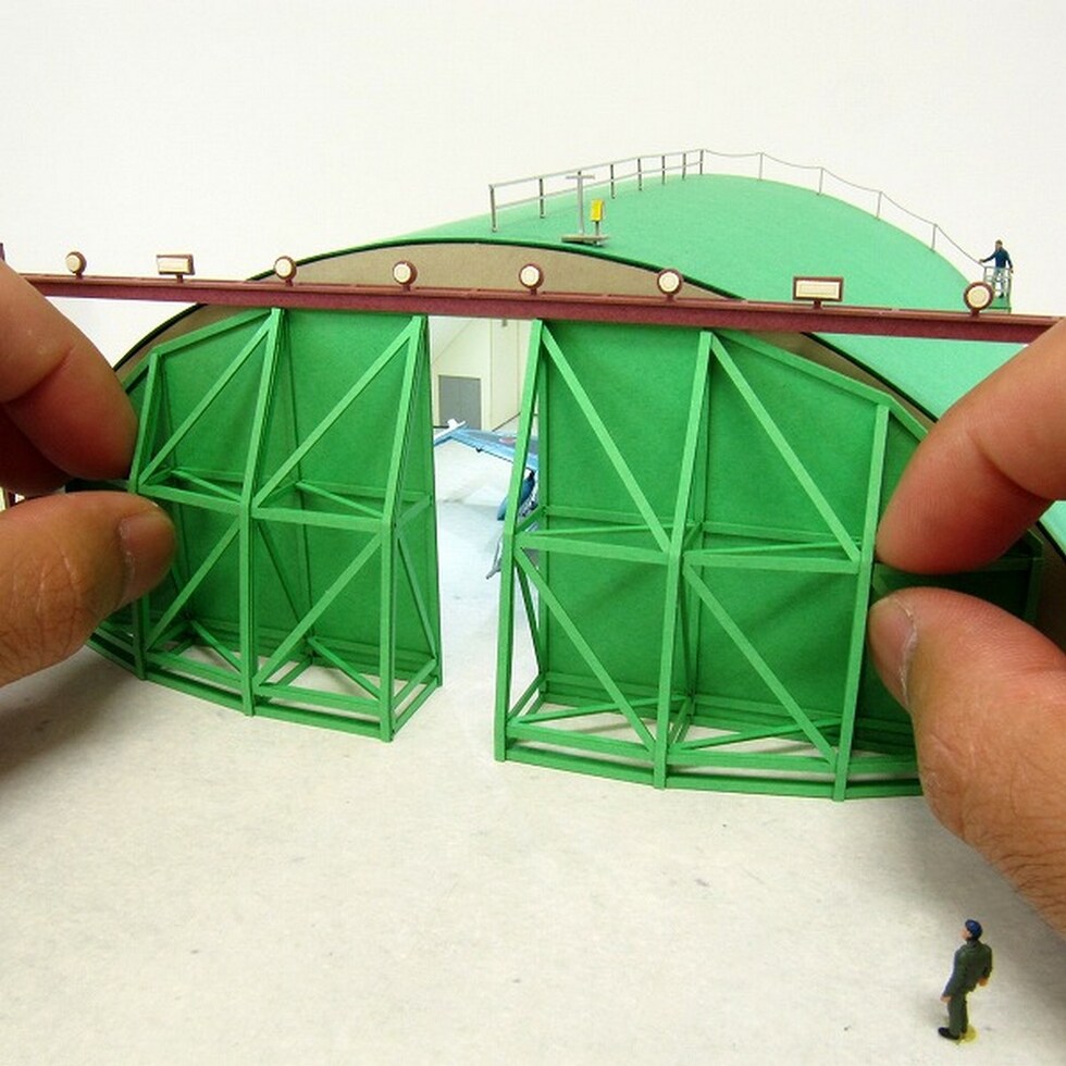 さんけい みにちゅあーとキット アラート格納庫 (MK08-04)