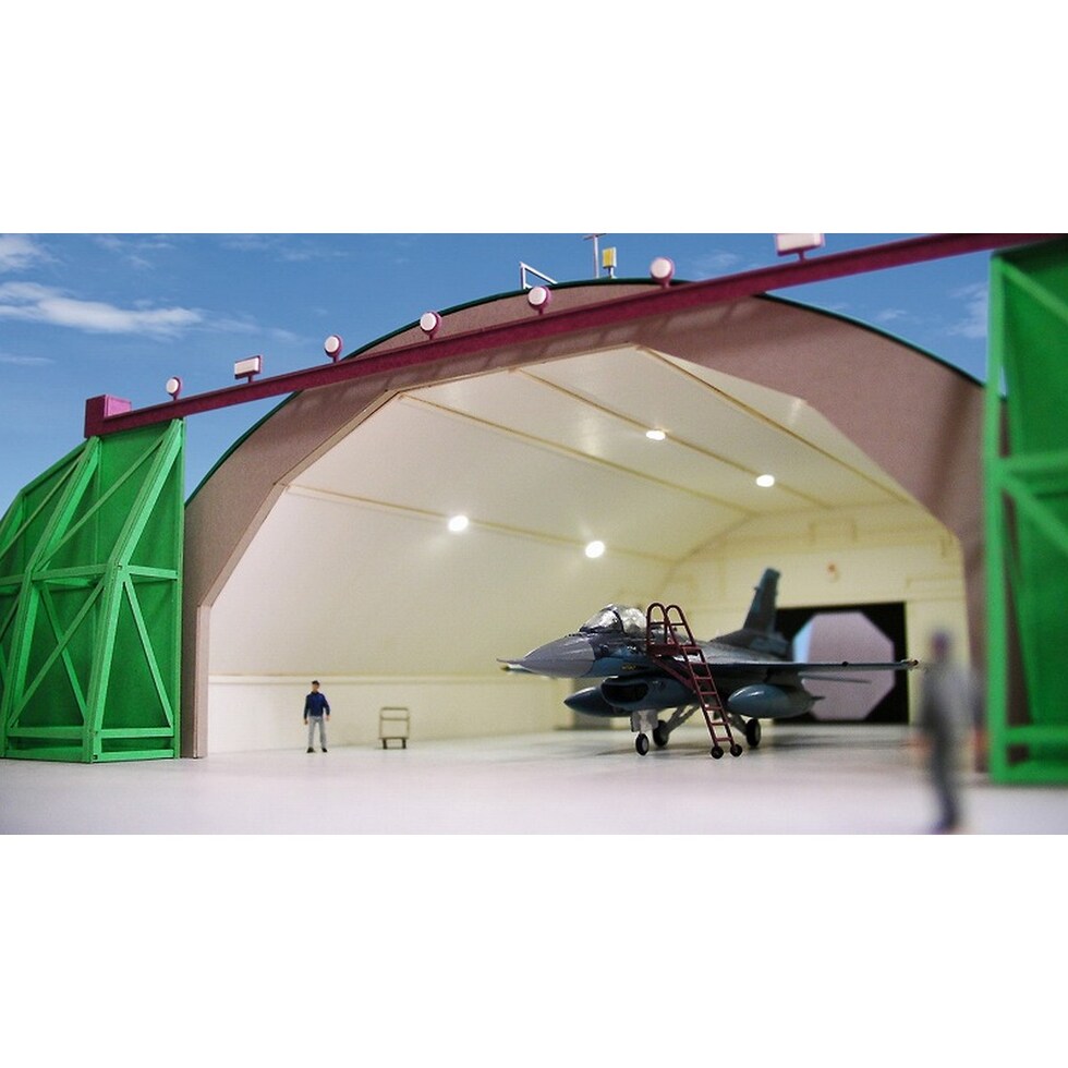 さんけい みにちゅあーとキット アラート格納庫 (MK08-04)