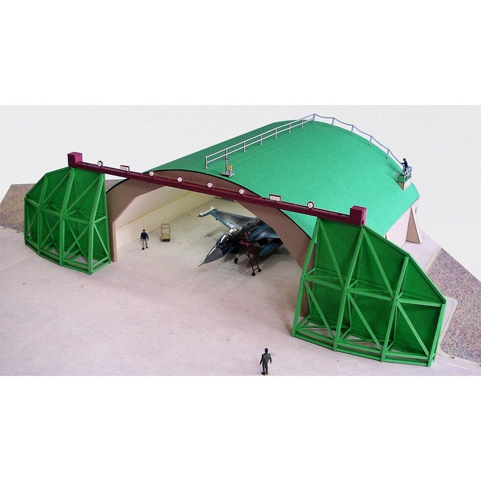 さんけい みにちゅあーとキット アラート格納庫 (MK08-04)