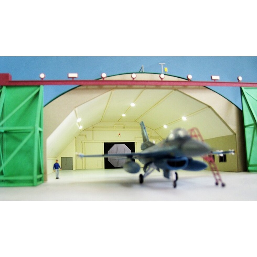 さんけい みにちゅあーとキット アラート格納庫 (MK08-04)