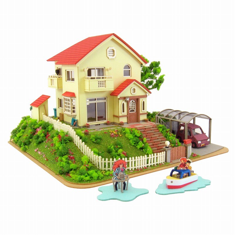 さんけい ジブリ シリーズ S=1/150 宗介とポニョの家 (MK07-08)