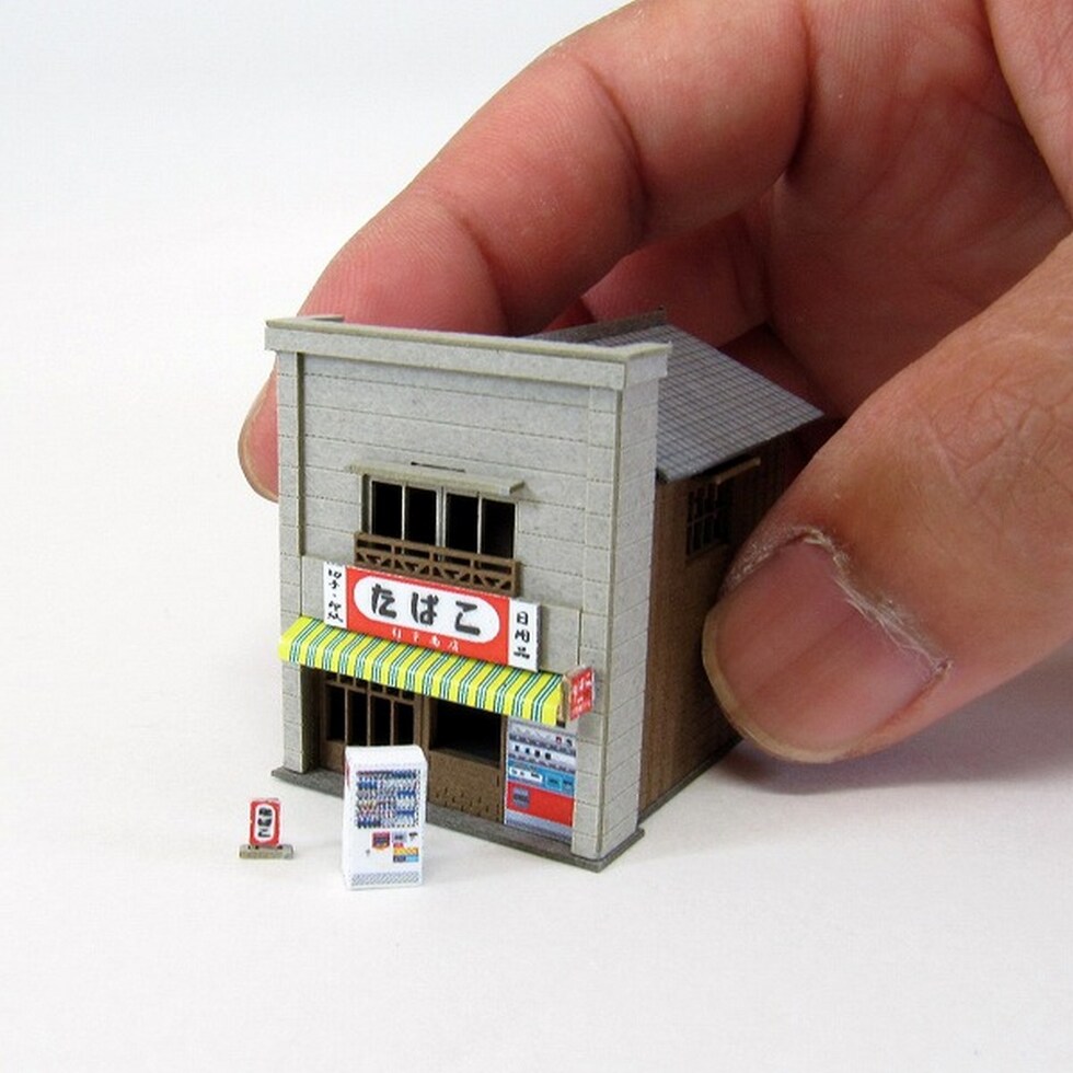 さんけい みにちゅあーと・プチ S=1/220 たばこ屋 (MP01-114)