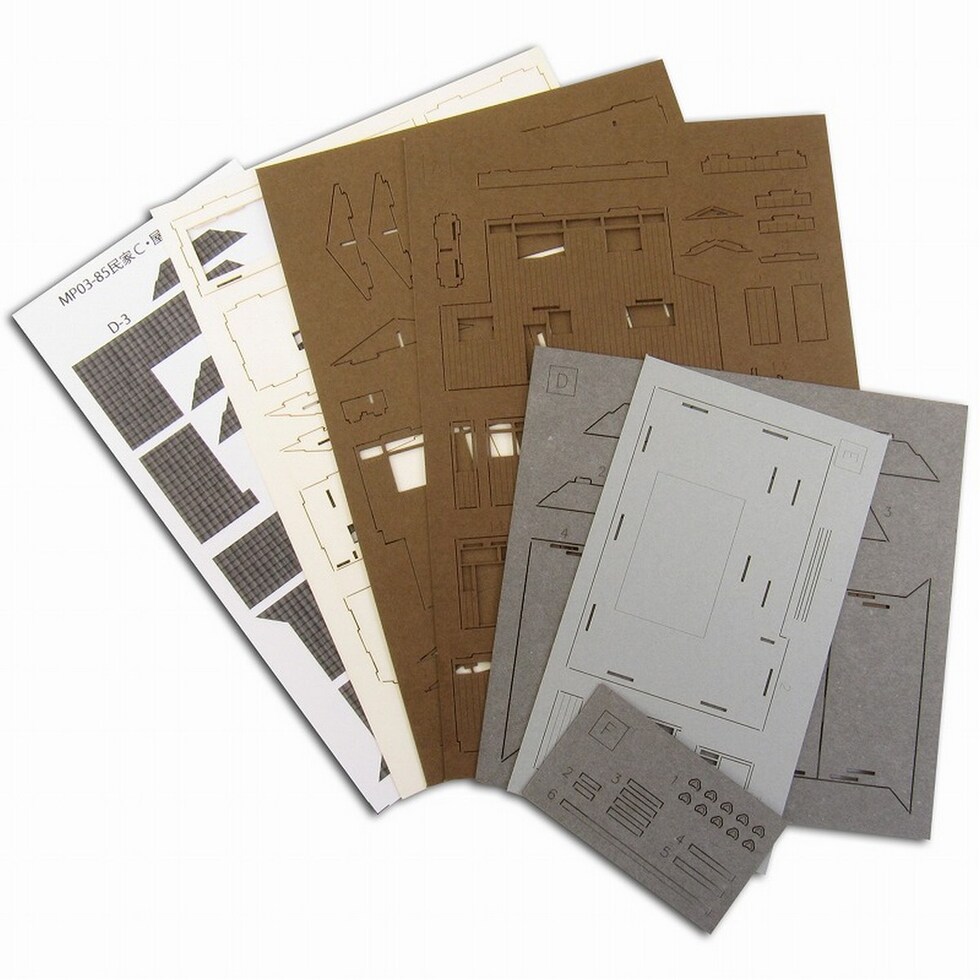 さんけい なつかしのジオラマシリーズS=1/150 民家C (MP03-85)