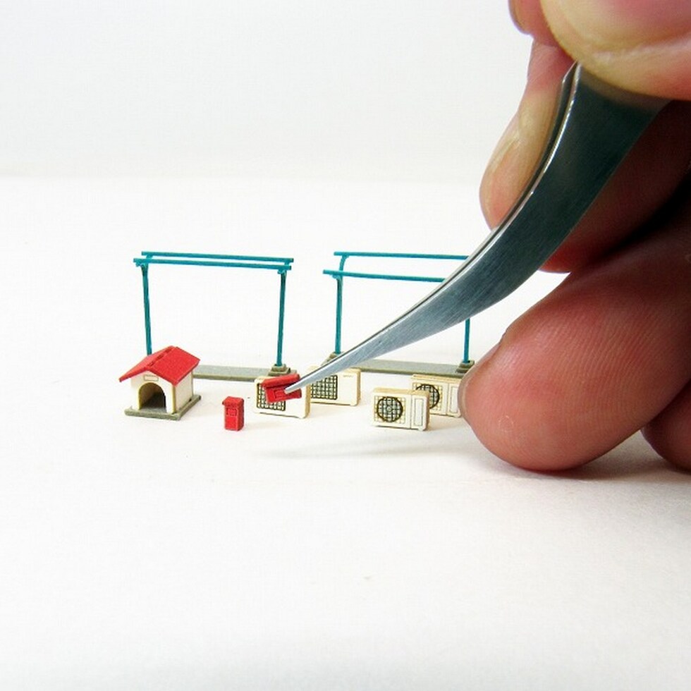 さんけい ジオラマ オプション S=1/150 民家小物A (MP04-80)