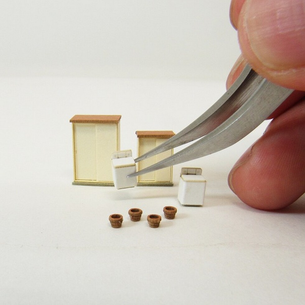 さんけい ジオラマ オプション S=1/150 民家小物B (MP04-81)