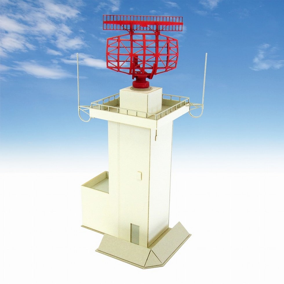さんけい みにちゅあーとキット 航空管制レーダー塔 (MK08-05)