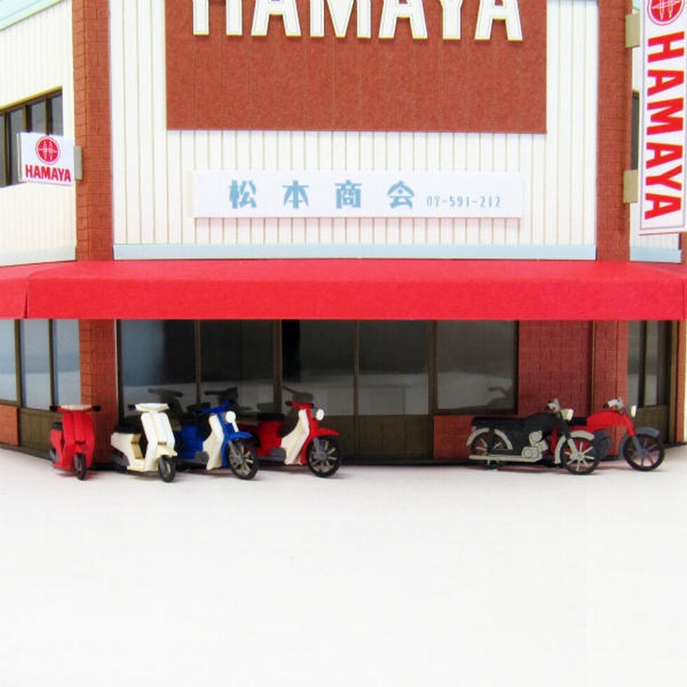 さんけい 情景 S=1/87・80 街角のお店-10 (MK05-48)