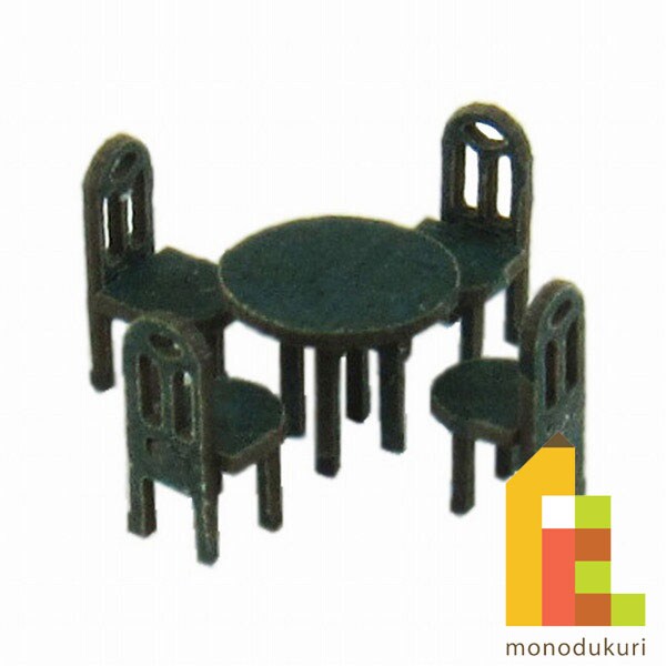 さんけい ジオラマ オプション S=1/150 テーブル＆イスB (MP04-83)