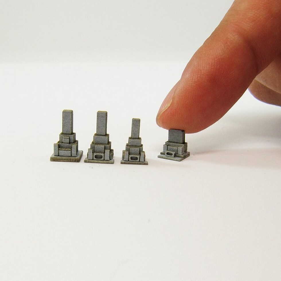 さんけい ジオラマ オプション S=1/150 墓石A (MP04-84)