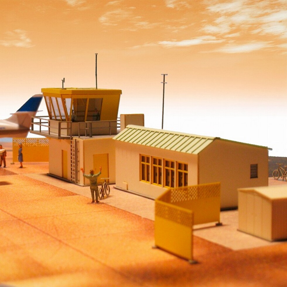 さんけい みにちゅあーとキット 飛行クラブ管理棟 (MK08-06)