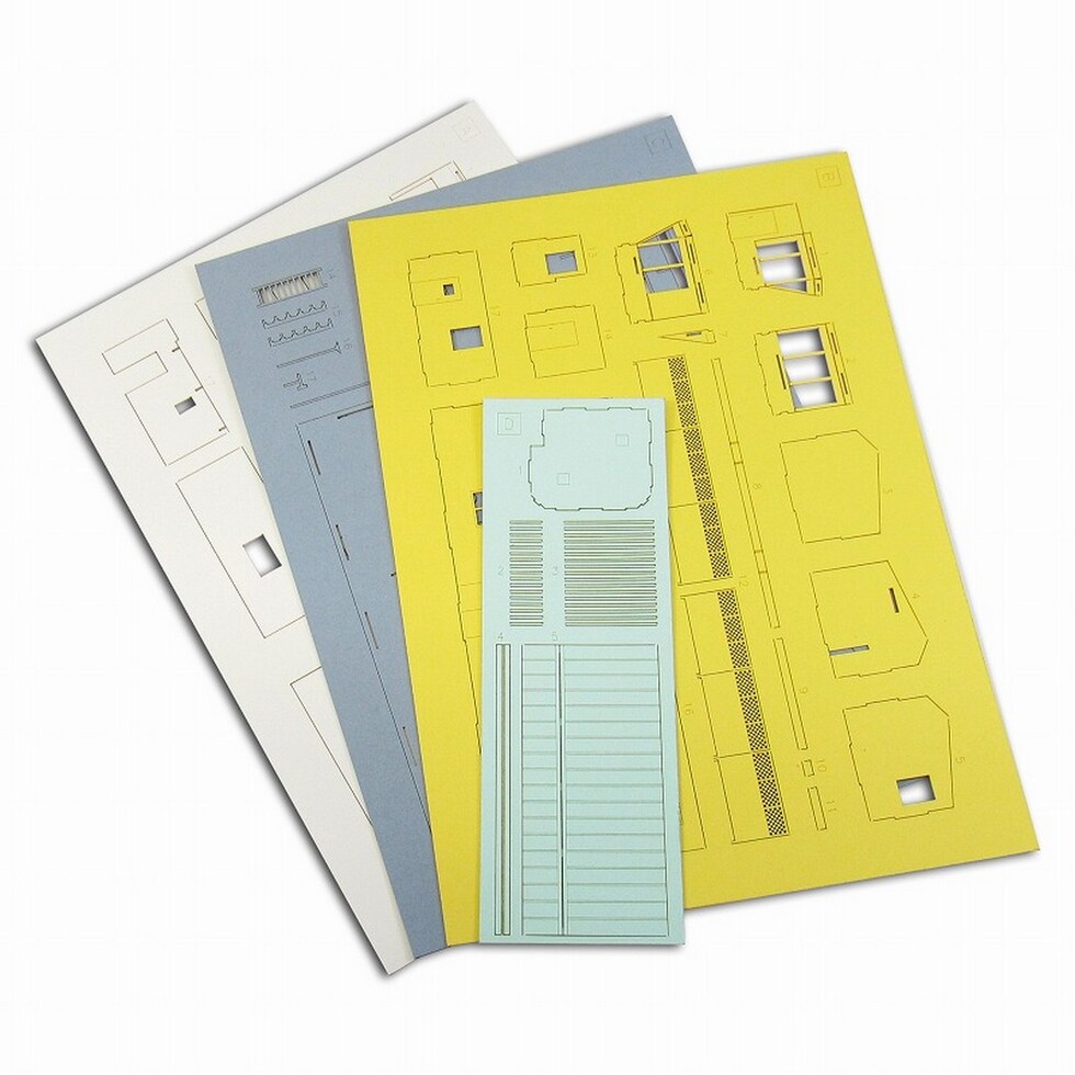 さんけい みにちゅあーとキット 飛行クラブ管理棟 (MK08-06)