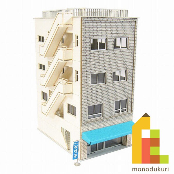 さんけい なつかしのジオラマシリーズS=1/150 ビルC (MP03-90)