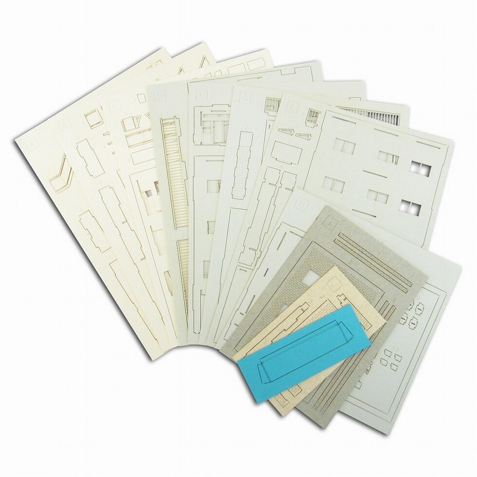 さんけい なつかしのジオラマシリーズS=1/150 ビルC (MP03-90)