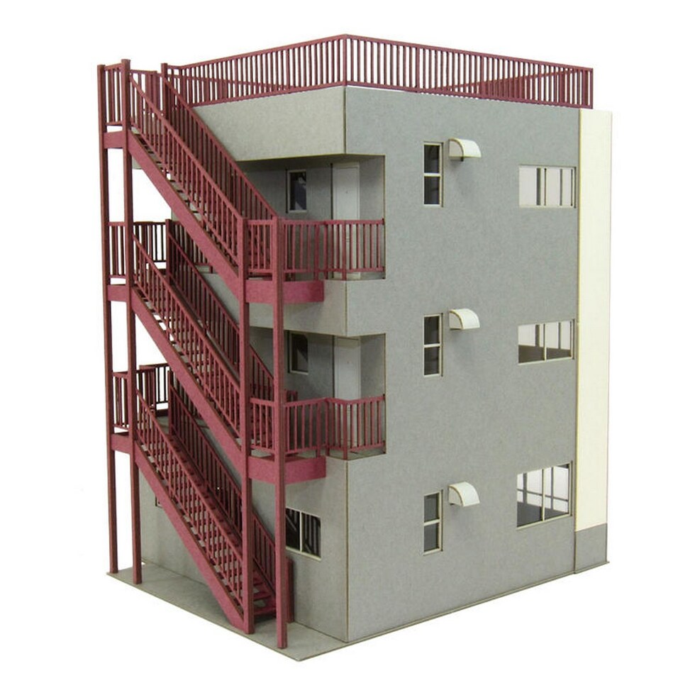 さんけい 情景 S=1/87・80 ビル-3 (MK05-49)