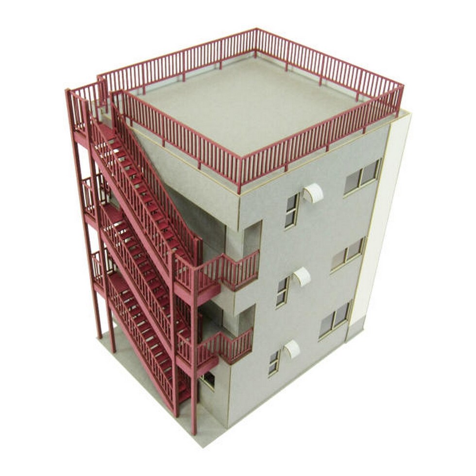 さんけい 情景 S=1/87・80 ビル-3 (MK05-49)